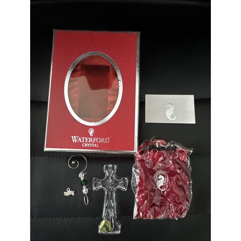 Waterford Crystal Kells Cross Ornament
